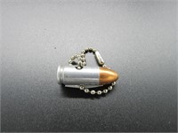 9mm Luger Bullet Key Chain