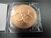 Zombucks Currency of the Apocalypse Copper Coin