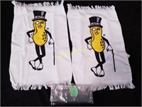 Mr. Peanut hand towel, 1980s