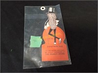 Mr. Peanut bookmark