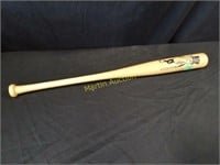 full size baseball bat w/ Mr. Peanut