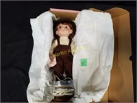 Planters Peanut boy porcelain doll in box