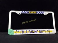 Planters "I'm a Racing Nut" license plate frame