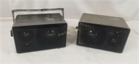 Vintage Pair Of Pyramid Phase 3 Speakers