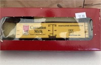 HO Scale Carnation Milk wood reefer car