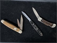 Lot of pocket knives