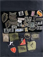 Lot of green military & royal patches