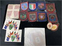 Lot of international badges