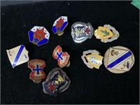 Guards serving freedoms support with service pins