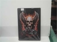 12 inch by 8 inch Ghost Rider sign