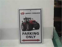 8 inch by 12 inch Massey Ferguson parking sign