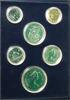 1984 Canadian Proof-Like Coin Set in Hard Shell Ca