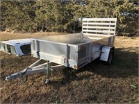 2015 Mission-Alcom 5.5x10W-R Alum. Utility Trailer