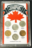 20th Century Canadian Nickel Set