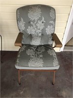Metal patio chair