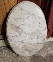 Antique Oval Marble Top