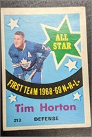 1970 O-Pee-Chee #213 Tim Horton Hockey Card