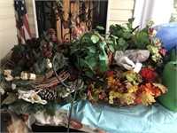 Group of floral arrangements and Wreaths