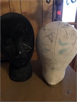 2 Mannequin heads