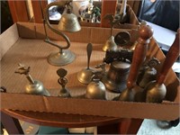 Group of brass bells