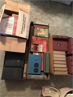 Large group of school books and other books