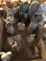 Group of angel figurines