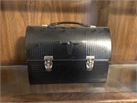 Vintage black lunchbox