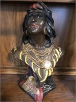 Indian statue presented to Ralph Crowder by l