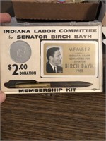 Indiana labor committee for Senator Birch bayh