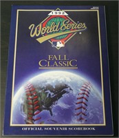 1992 MLB World Series Fall Classic Scorebook