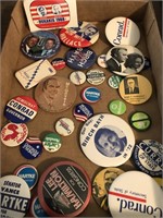 Group of political buttons Jimmy Carter, Bill
