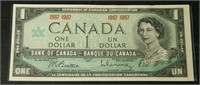 1967 Bank of Canada $1 Bank Note