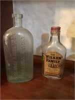 Vintage bottles the walking family whiskey b