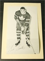Sid Smith Toronto Maple Leafs Black & White Photog