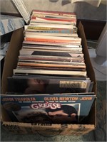 Large group of record albums