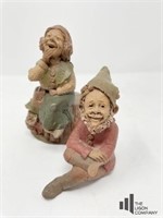 Two Tom Clark Gnomes, Padre & Madre