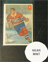 1954 Parkhurst #3 Jean Beliveau Hockey Card