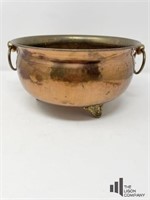 Solid Brass Fireplace Pot