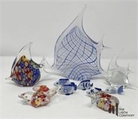 Nautical Glass Figurines