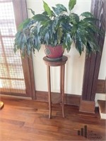 Wooden Plant Stand with Planter