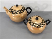 Tea Pot & Sugar Bowl -Vintage Japan