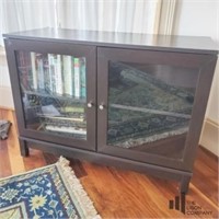 Insignia Espresso Wood Finish Open Frame TV Stand