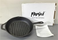 Parini BBQ Grill Skillet -Cast Iron -NIB