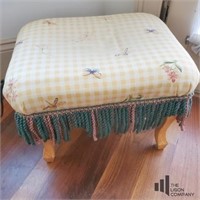 Foot Stool with Storage and Power Cord