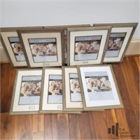 Collection of Matching Picture Frames - 9