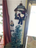 CHRISTMAS DECOR & TALL SKINNY TREE
