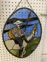 STAINED GLASS HANGING DECOR