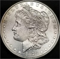 1878 7/8TF US Morgan Silver Dollar BU Gem