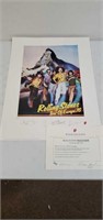 Rolling Stones tour picture autographed with coa