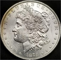 1878 7TF US Morgan Silver Dollar BU Gem
